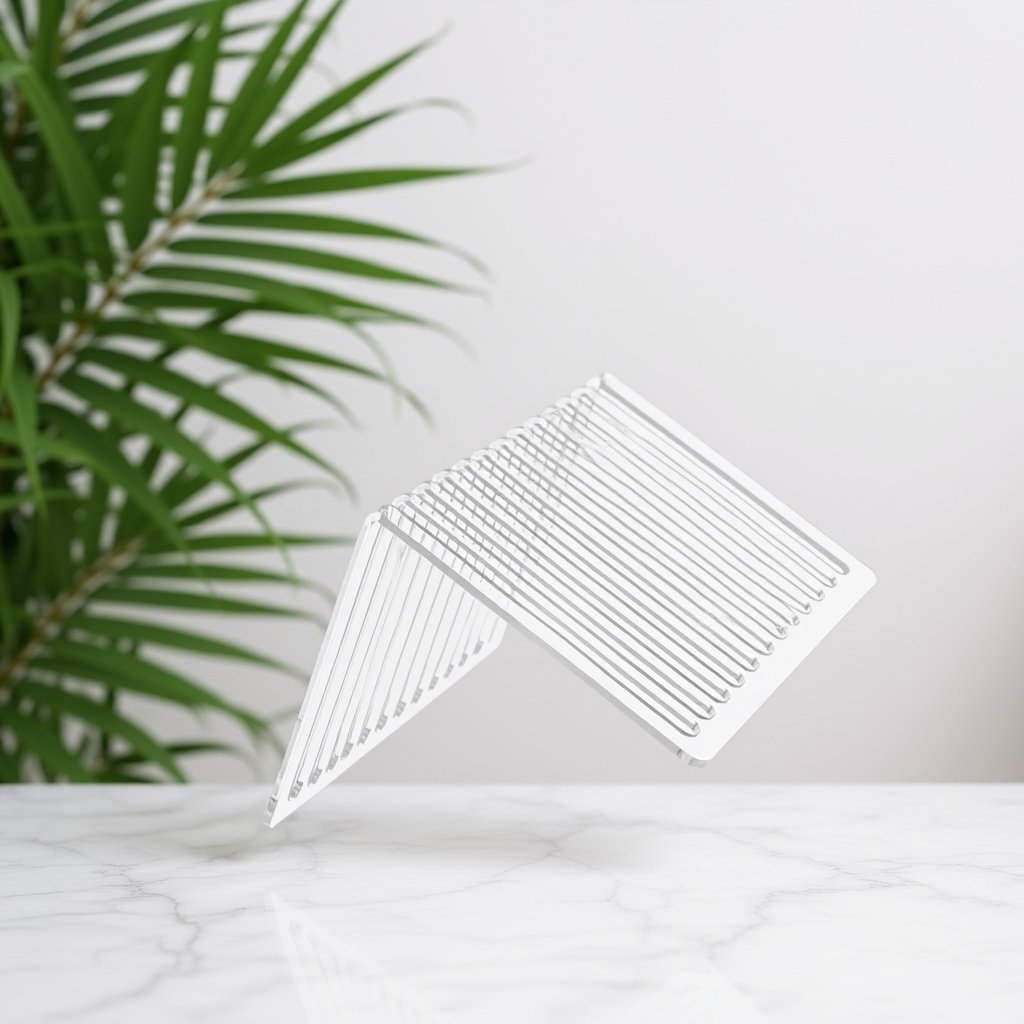 Magazines - Acrylic Vinyl Record Display Stand for