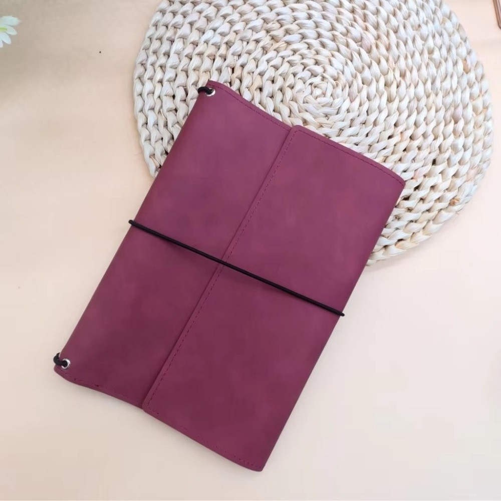 Refillable Notebook Organizer  - Vintage Leather Journal Notebook 评论和价格