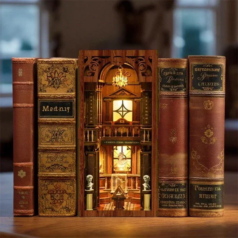 The philosophical Library Casa - Diy Wooden Book Nook Kit Shelf Insert 评论和价格