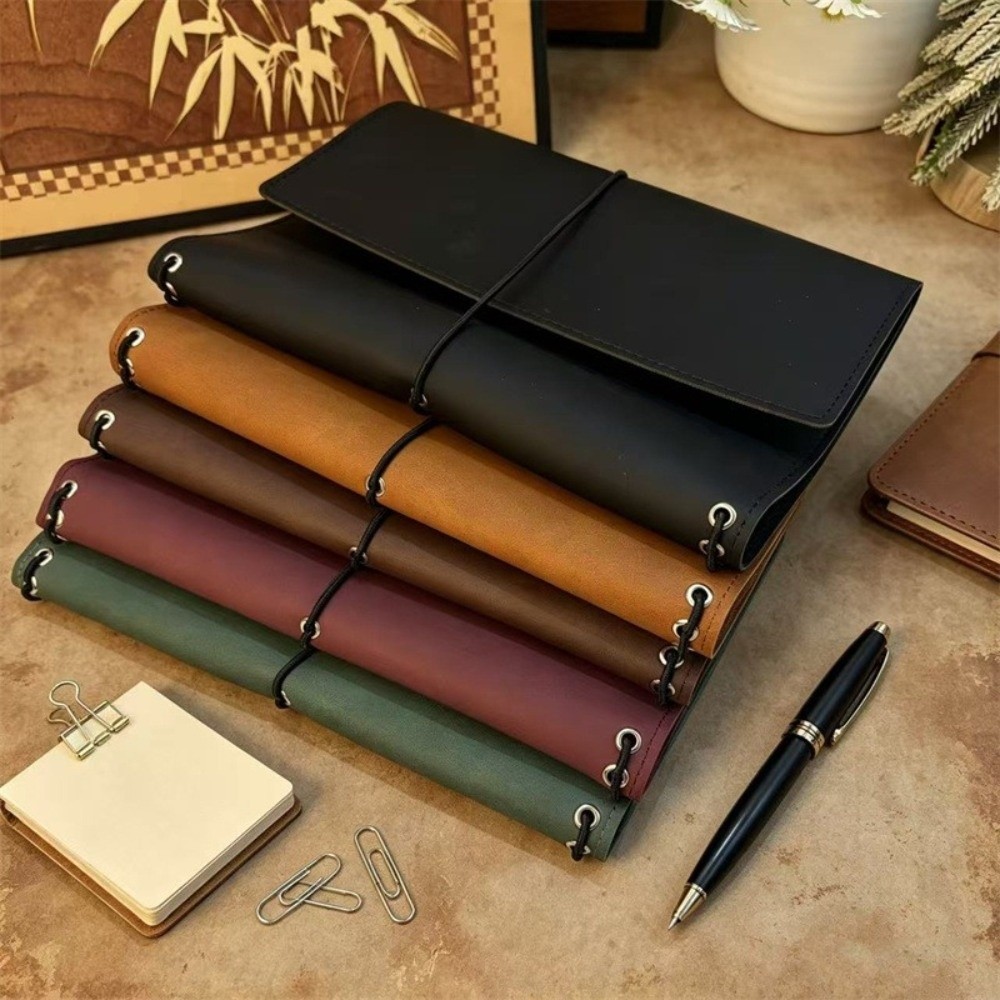 A5 Notebook Organizer Loose Le - Vintage Leather Journal Notebook 评论和价格